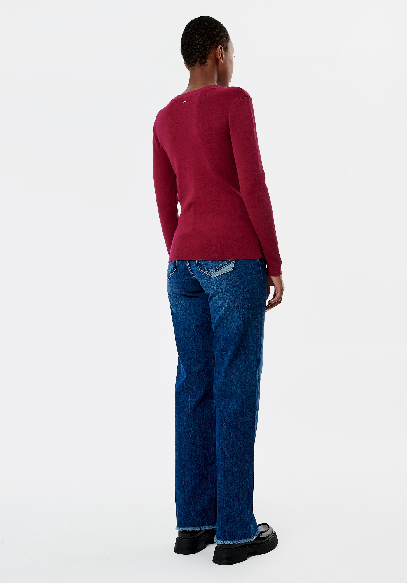 LUZ    Pull fuchsia femme