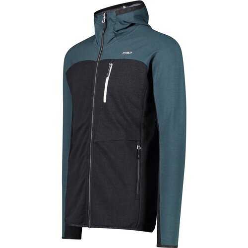 HERREN KAPUZENSWEAT MAN HYBRID JACKET FIX HOOD