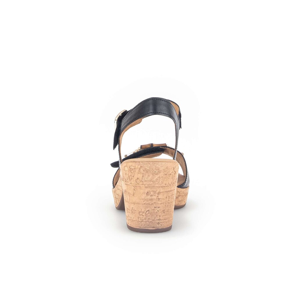 Gabor fashion Plateau Sandale schwarz