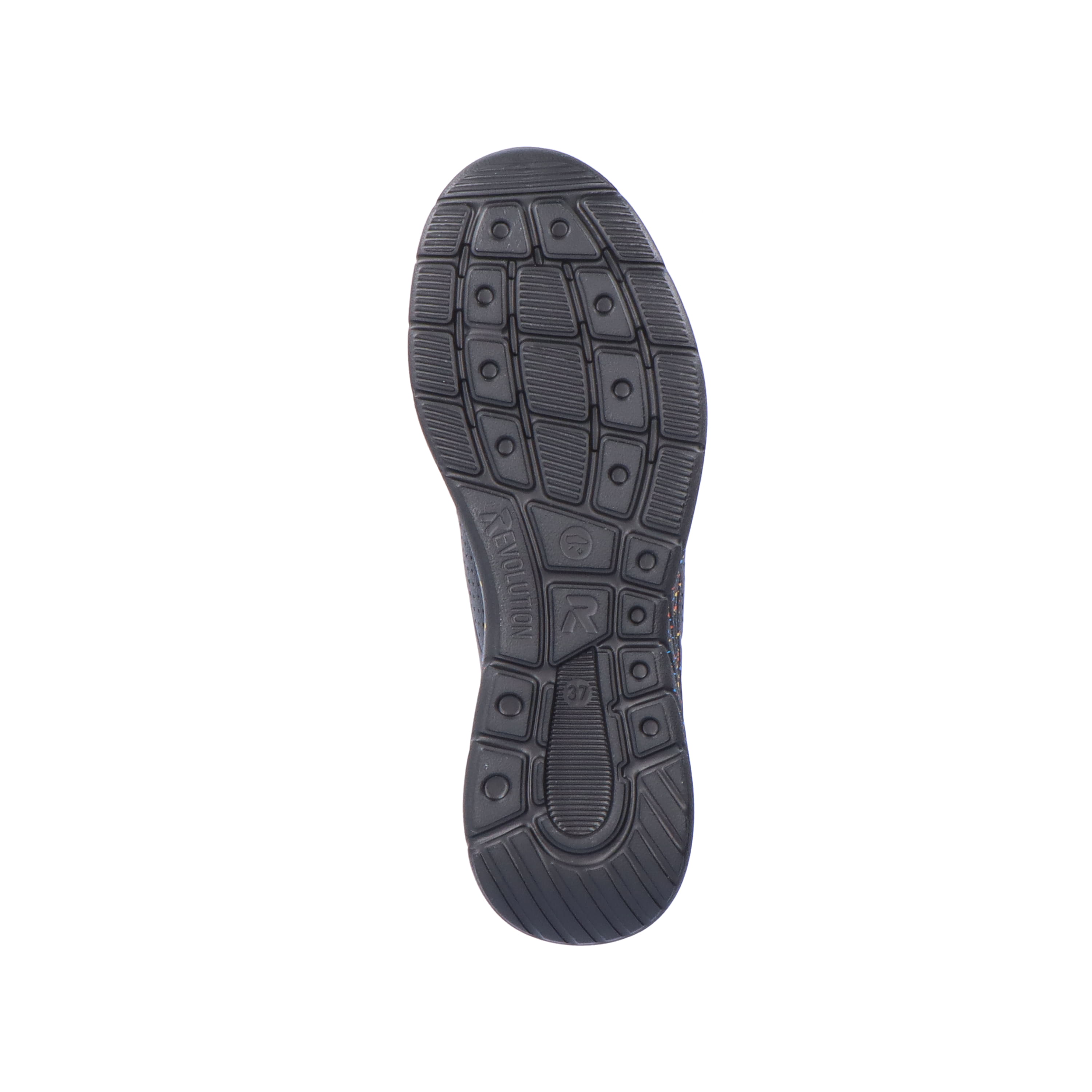 Rieker Damen Sneaker Low urban-black rainbow