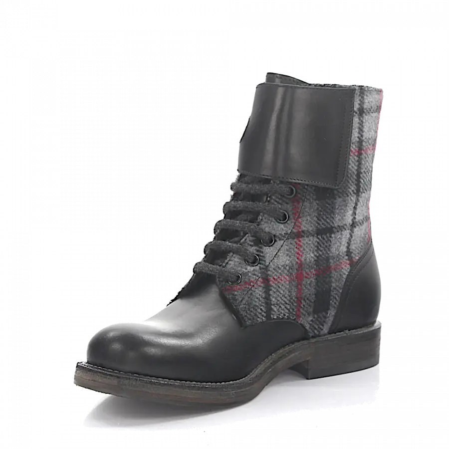 Budapester - Stiefeletten Schwarz 1430 Kalbsleder - schwarz