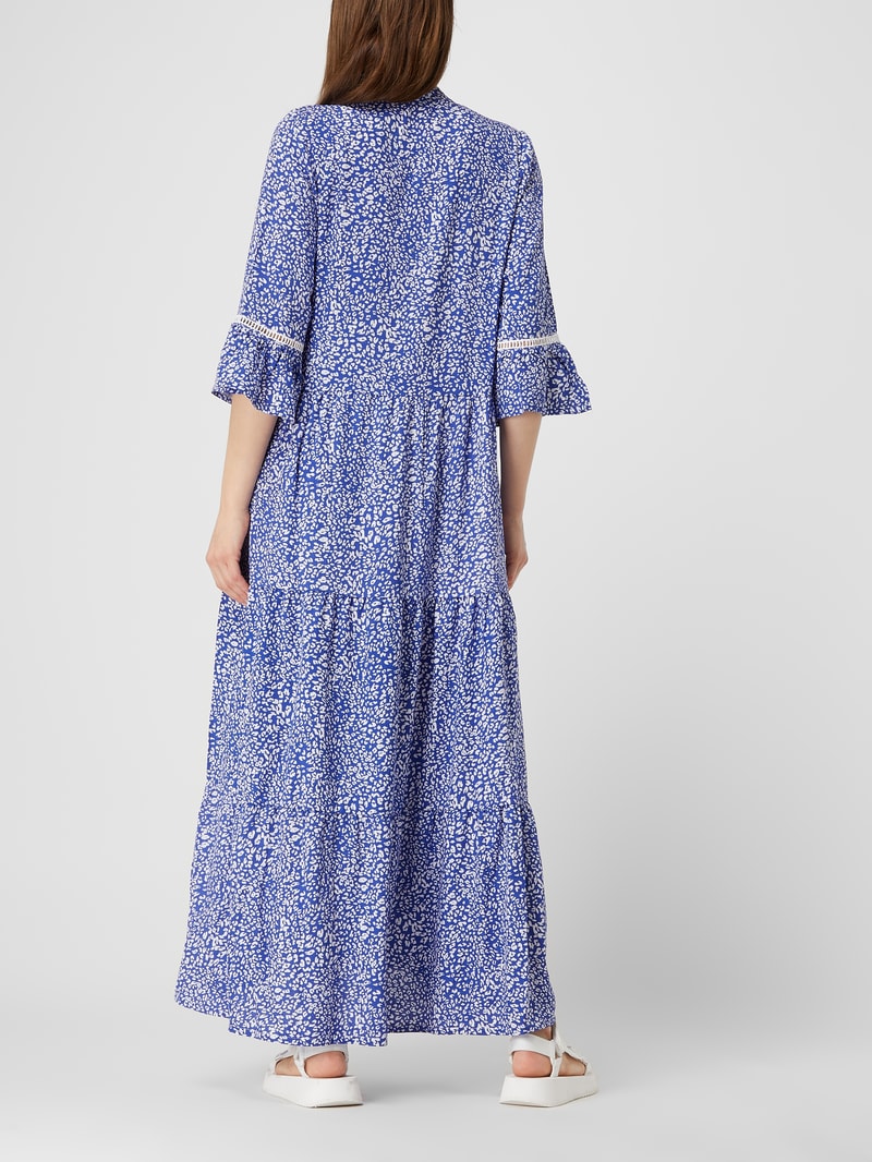 Kleid aus Viskose in royalblau