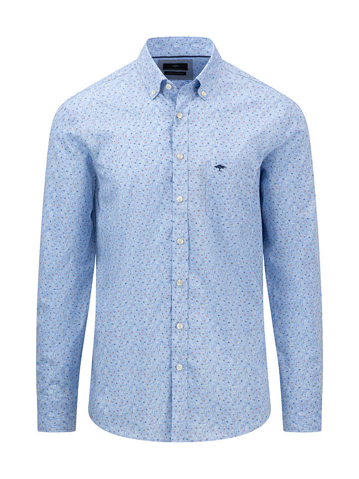 FYNCH-HATTON Hemd - Regular fit - in Hellblau/ Hellblau günstig kaufen