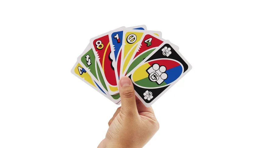Mattel Games UNO Flex, Kartenspiel, Familienspiel