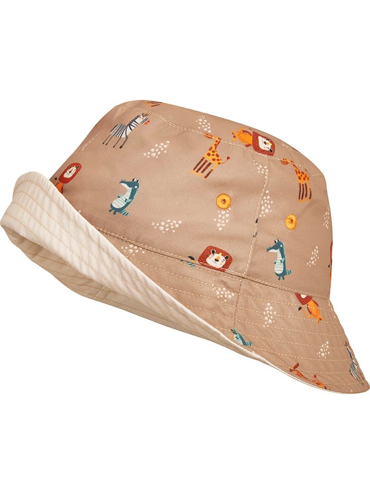 Playshoes Wende-Sonnenhut in Beige/ Hellbraun günstig kaufen