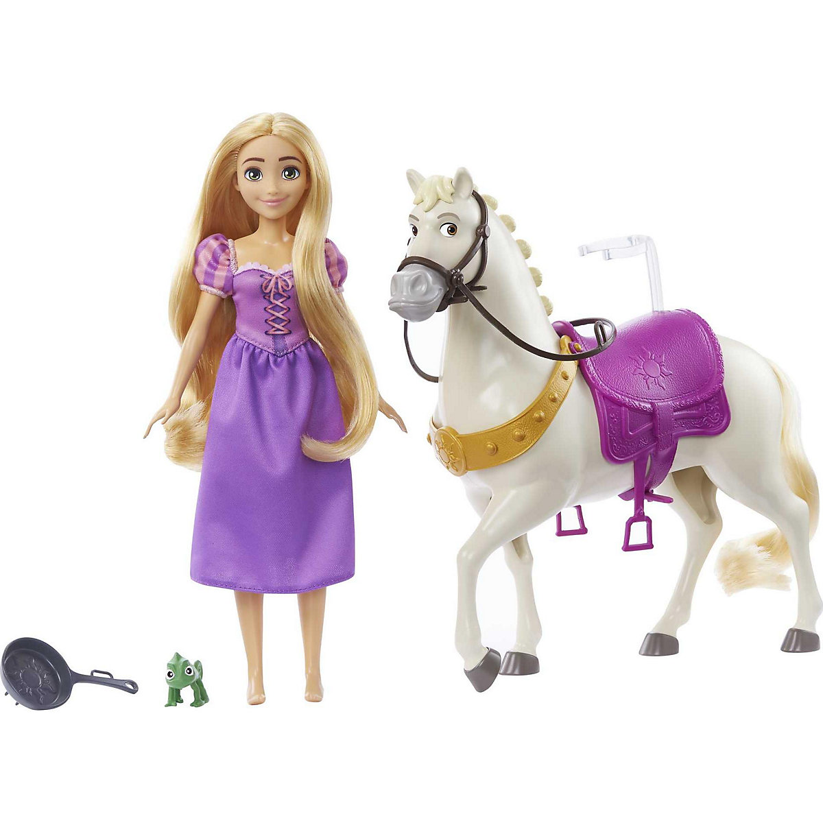 Prinzessin-Spielzeug, Rapunzel-Modepuppe und Pferd, Geschenke für Kinder