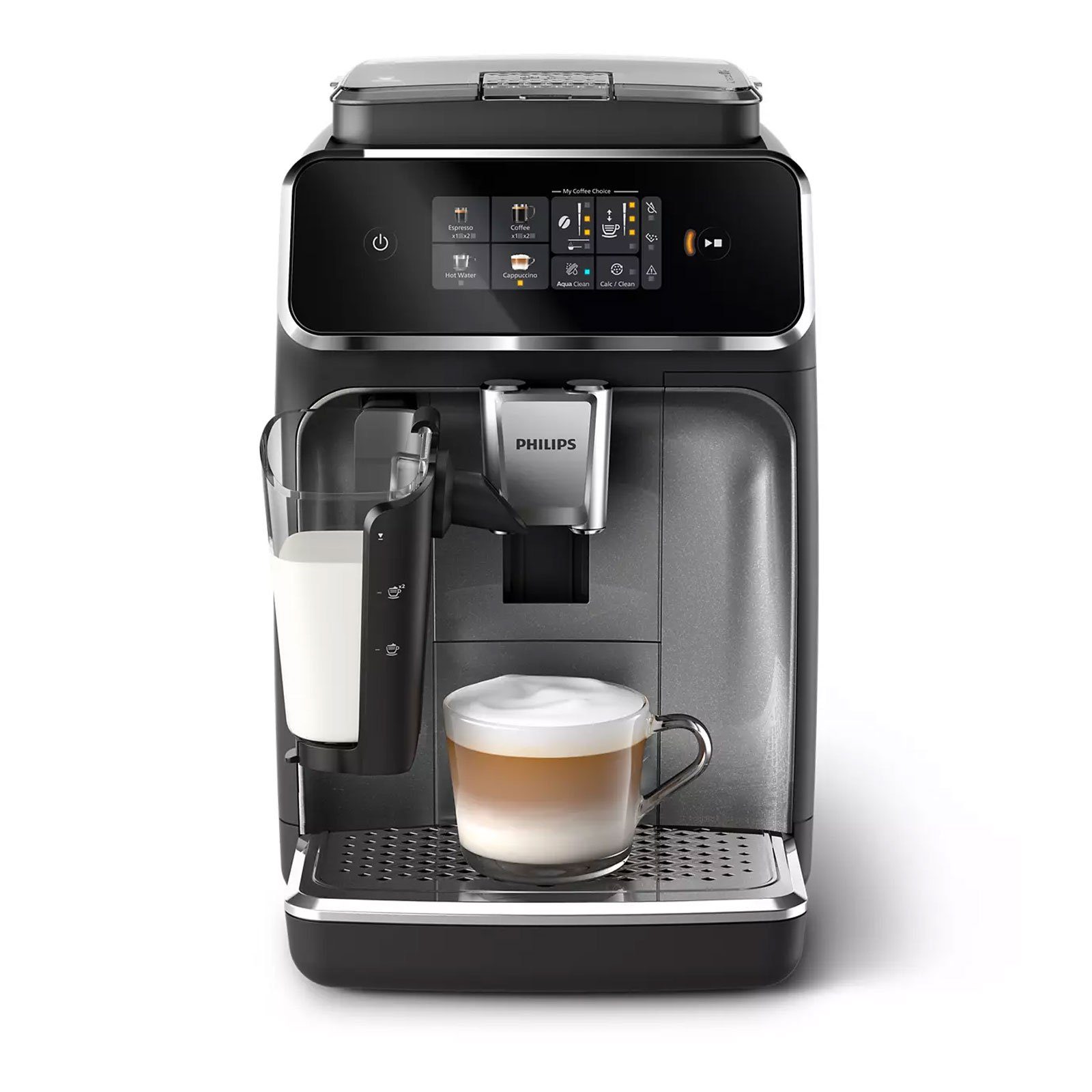 Philips Kaffeevollautomat Kaffeevollautomat EP2339/40 Series 2300, LatteGo System, leichte Reinigung, Brühgruppe herausnehmbar