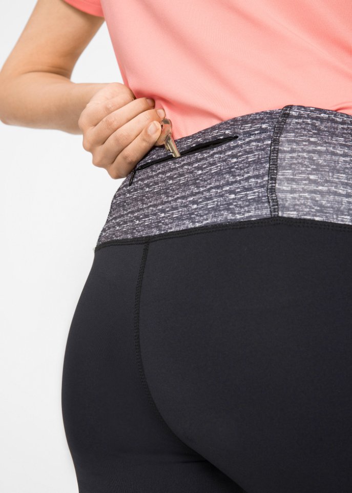 Shaping Sport-Leggings mit Tasche, knöchelfrei