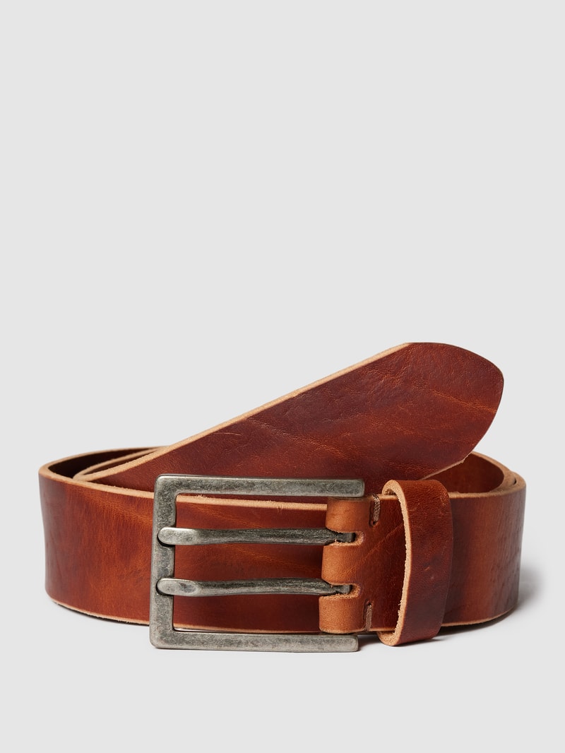 Gürtel aus Leder in cognac
