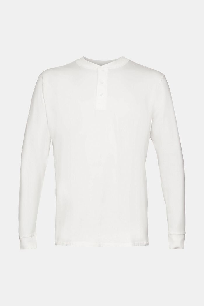 Longsleeve mit Knopfleiste
