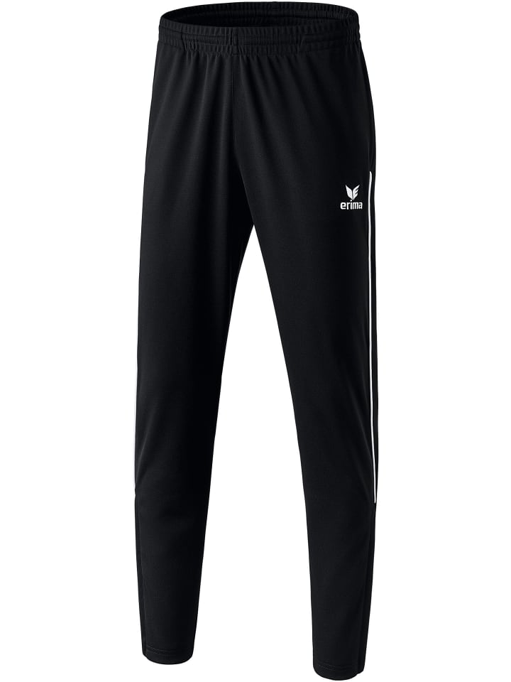 erima Trainingshose mit Wadeneinsatz & Piping 2.0 in schwarz günstig kaufen