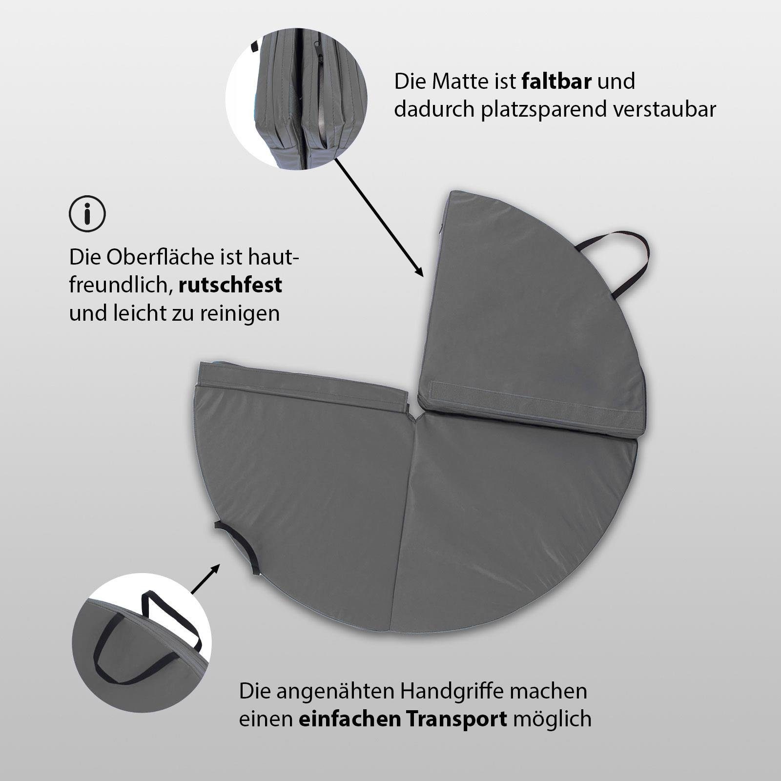 TRUTZHOLM Trainingsstation Pole Dance Matte Ø 120cm Tanzstangenmatte nach Auswahl