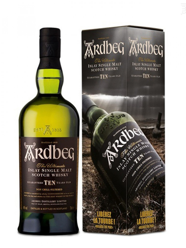 Ardbeg Islay Scotch Whisky 10 Ans Ardbeg