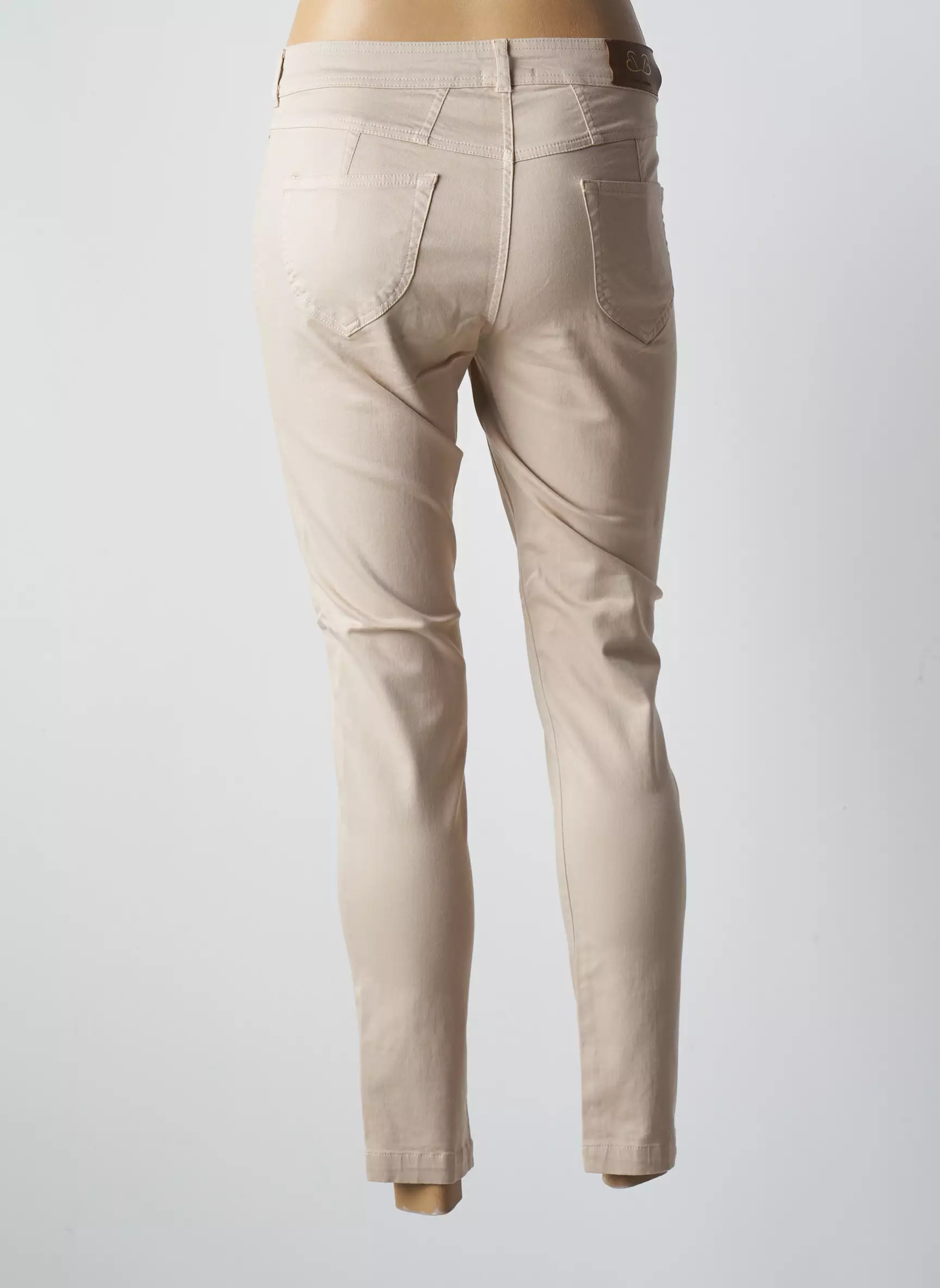 Paul Brial Pantalon7 8 Femme couleur beige