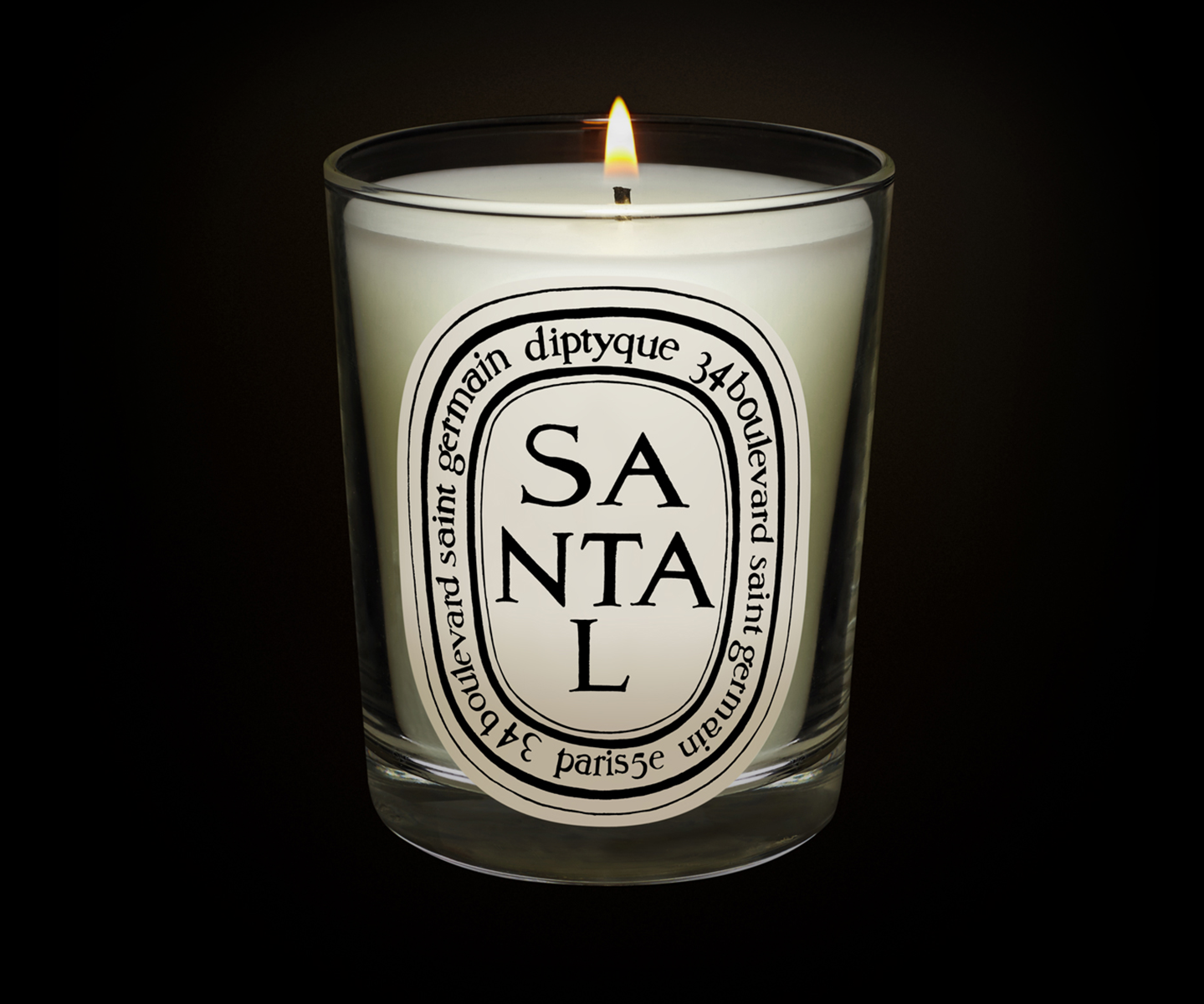 Santal - Bougie modèle classique