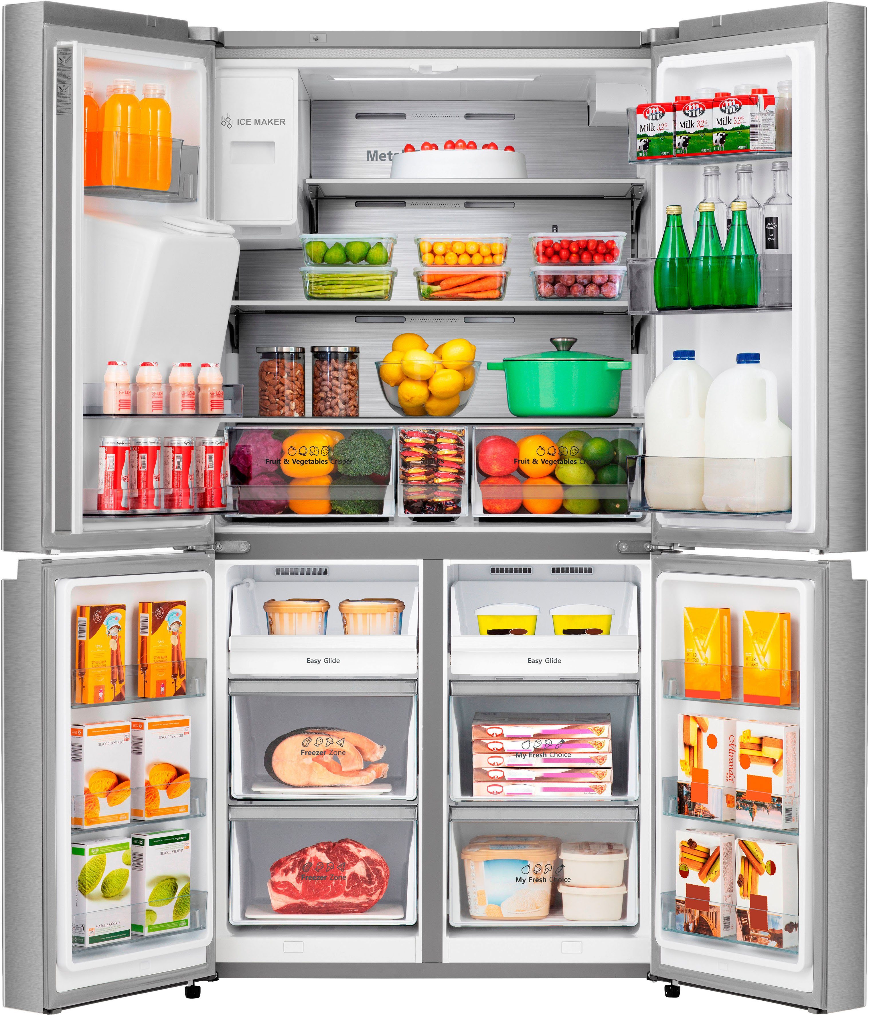 Hisense Multi Door RQ760N4AIE, 178,5 cm hoch, 91,4 cm breit