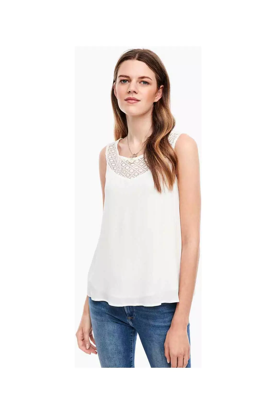 S Oliver Tops Femme couleur blanc
