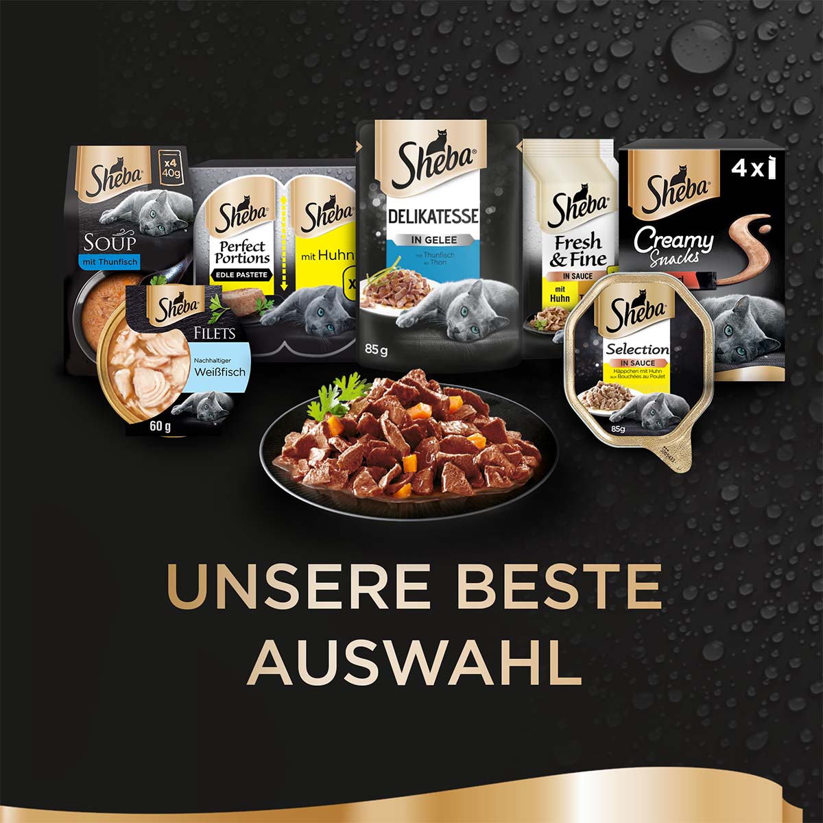 SHEBA Fresh Cuisine Taste of Paris Rind & Weißfisch