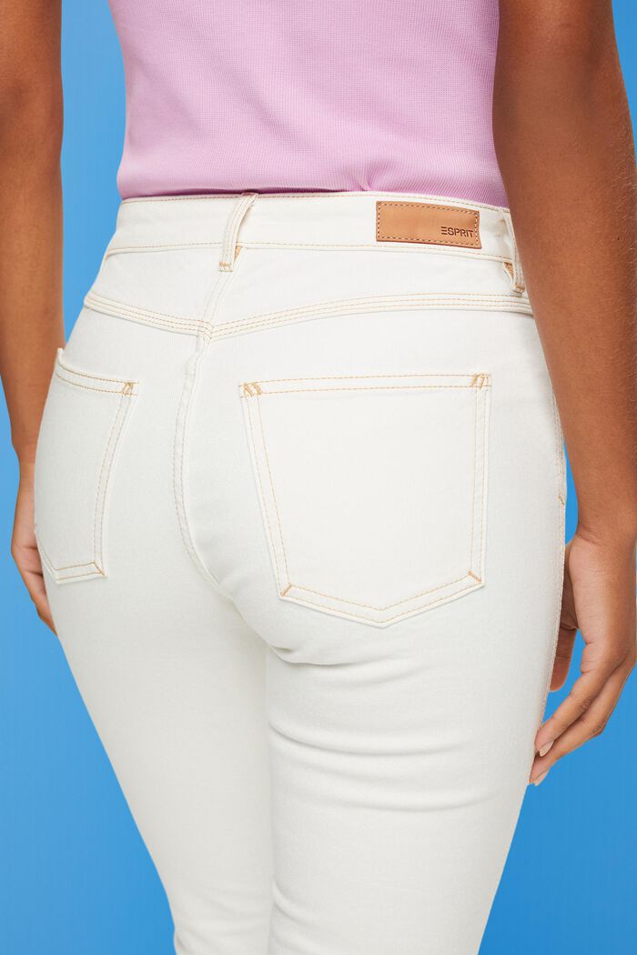 High-Rise-Jeans mit geradem Bein