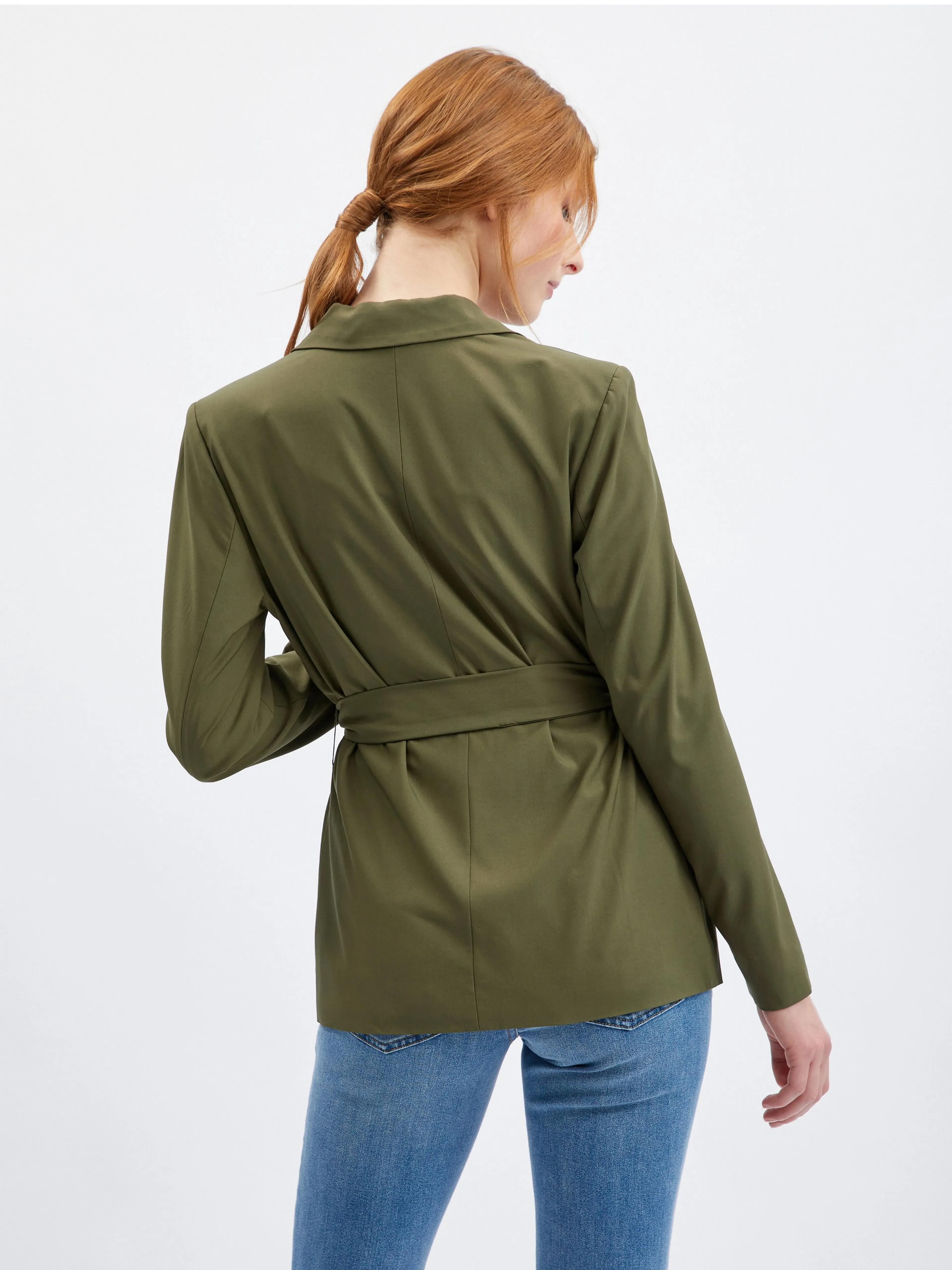 Khakifarbene Damenjacke ORSAY
