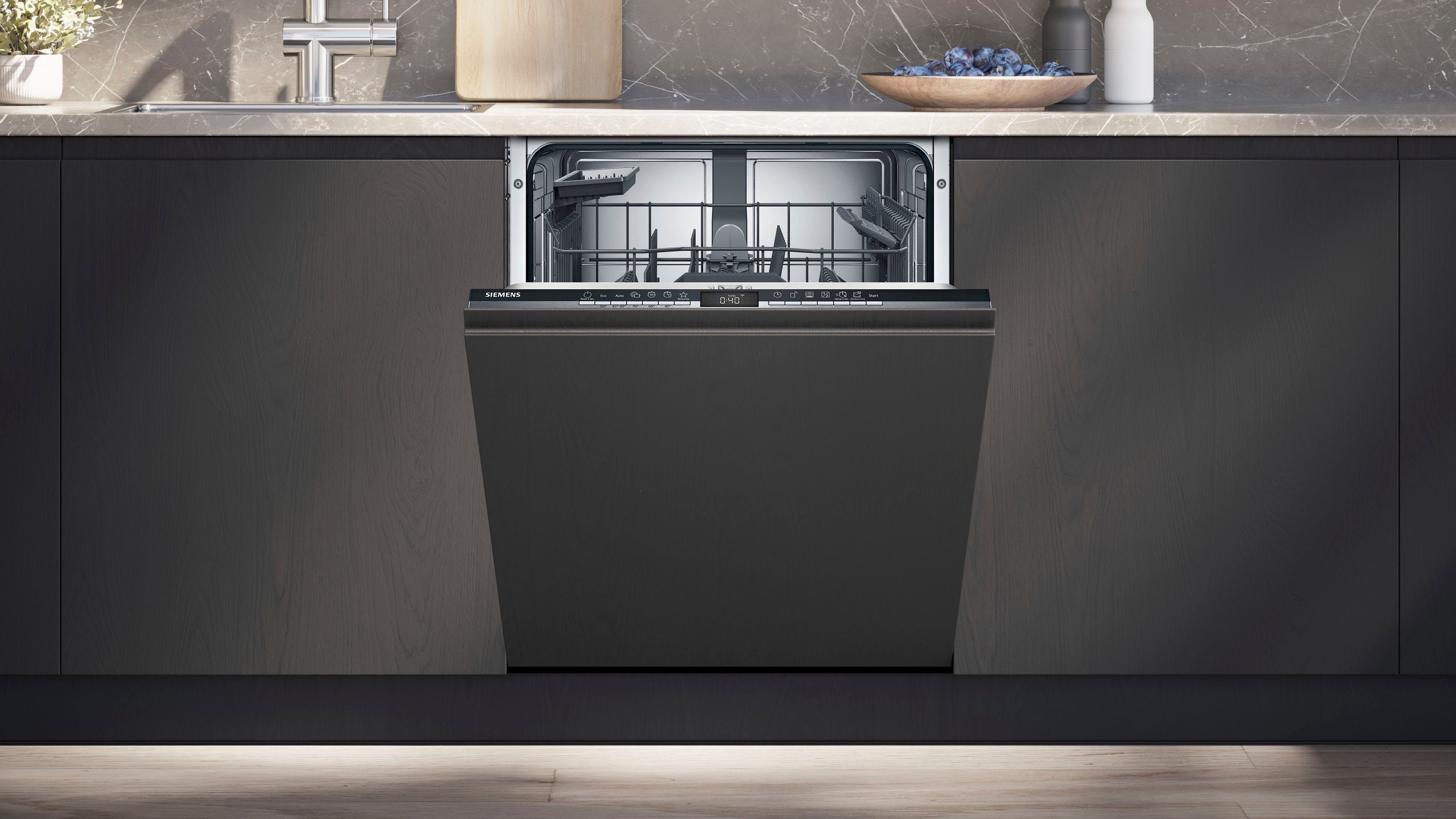 SIEMENS vollintegrierbarer Geschirrspüler iQ300, SN63EX02AE, 13 Maßgedecke