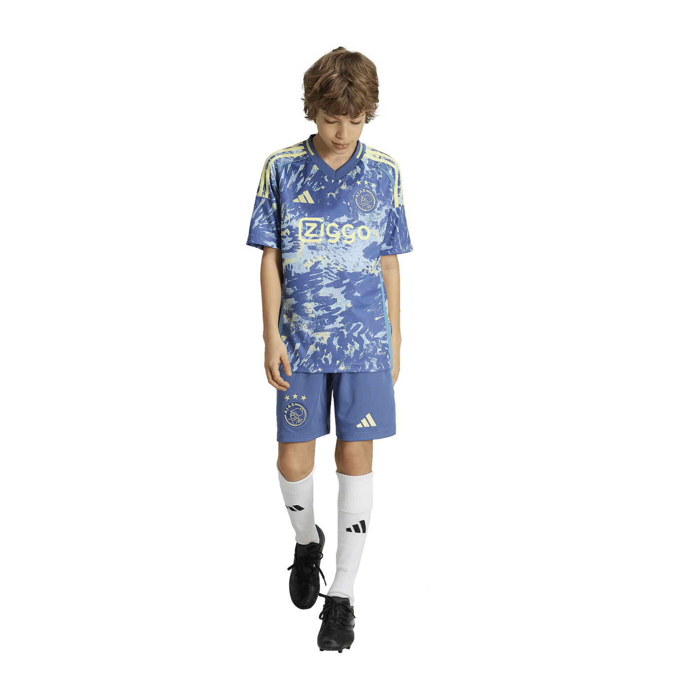 adidas Ajax Amsterdam Short Away 2024/2025 Kids Blau