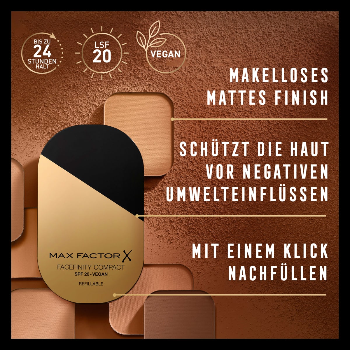 Foundation Facefinity Compact LSF 20, 005 Sand nachfüllbar, 10 g