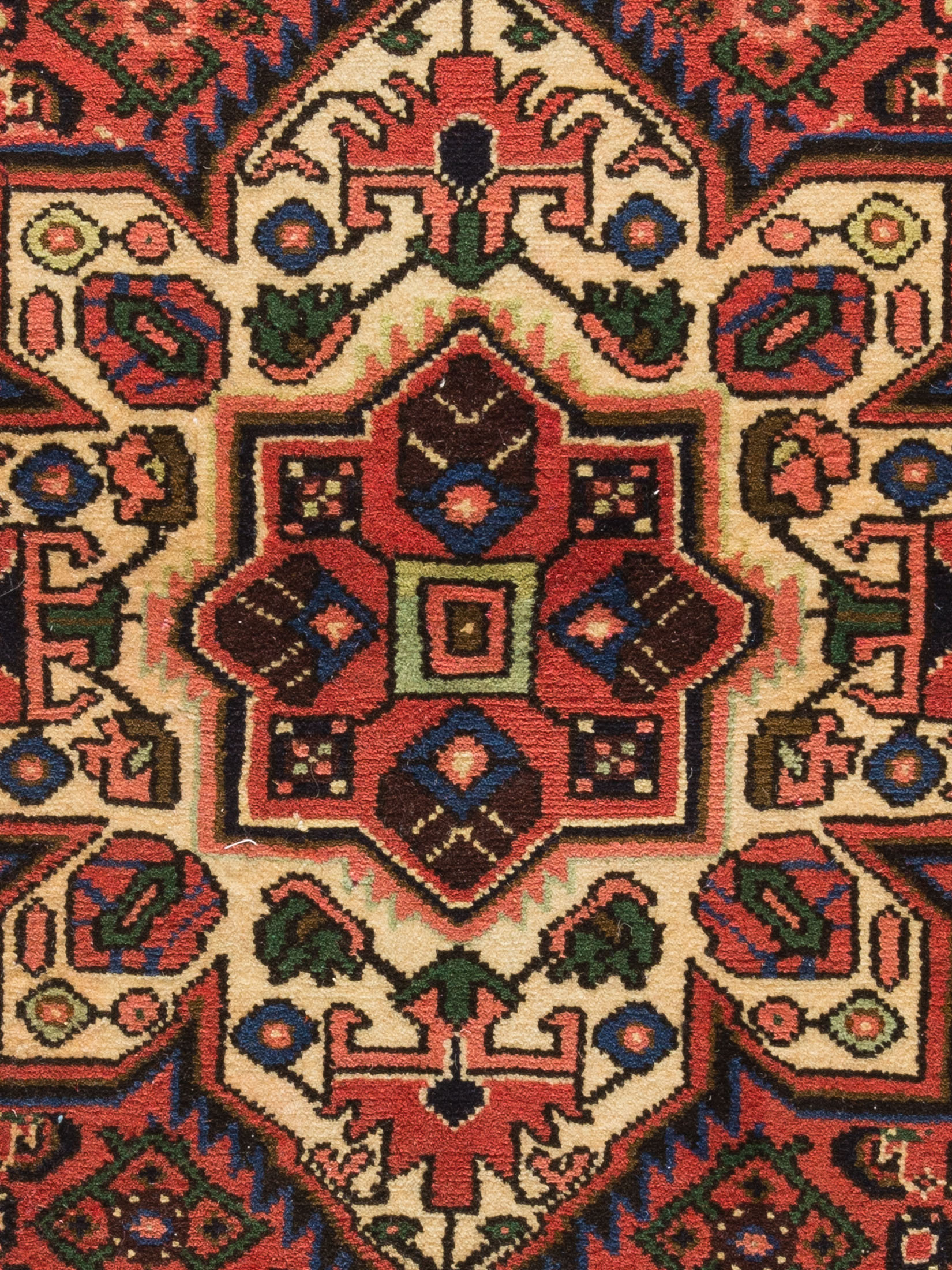 Hosseinabad Hamadan ca. 154 x 190 cm, Unikat / Einzelstück