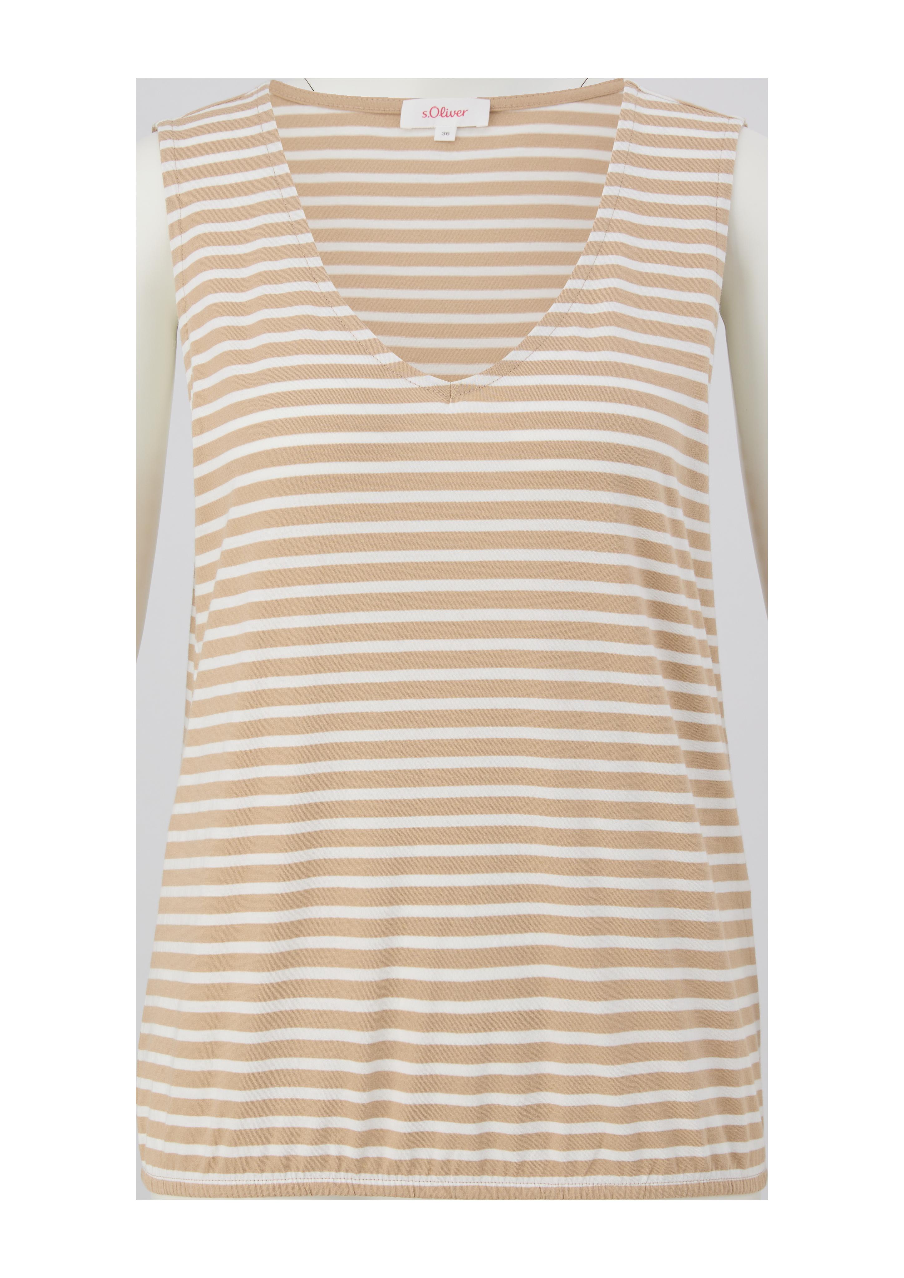 Ärmelloses Shirt aus Baumwolle  2133219-84G4