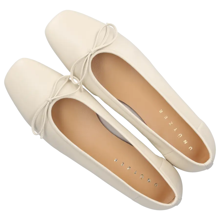 Unützer - Ballerinas 938000 Nappaleder - weiß