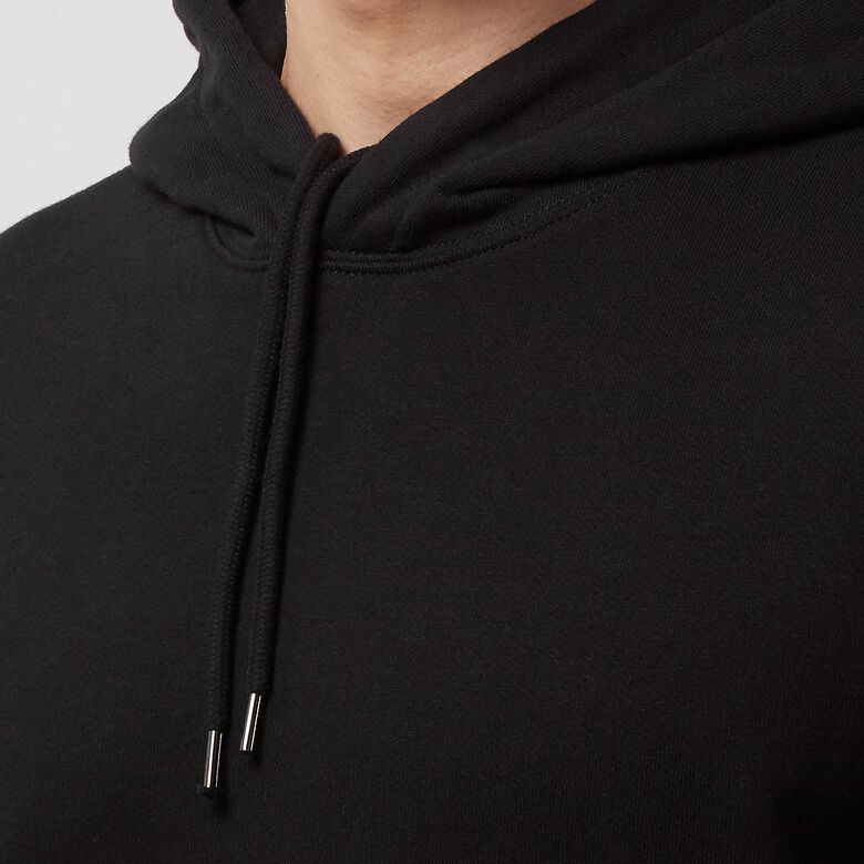 C. P. Company Diagonal Raised Fleece Pullover Hoodie Black