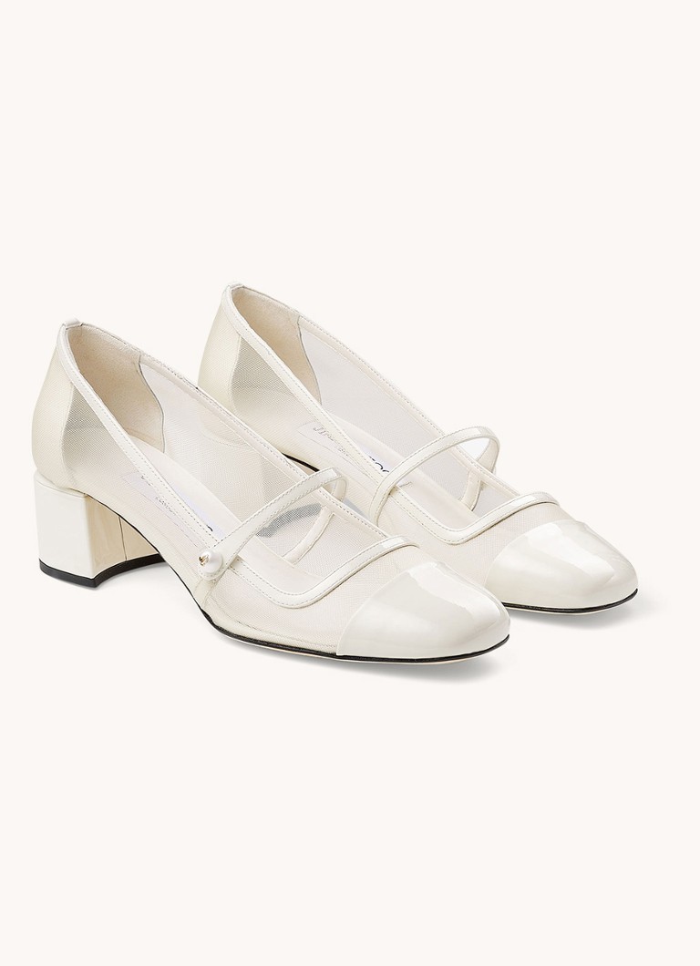 Jimmy Choo Elisa 45 pump with calf leather details