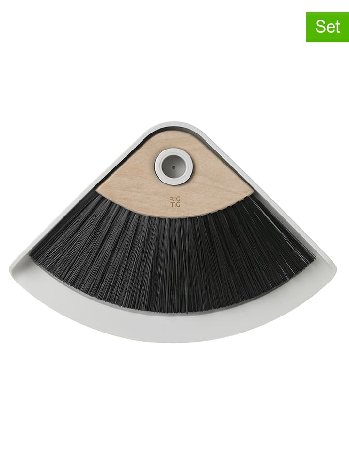 RIG-TIG 2tlg. Handkehrset in Schwarz - (L)28 x (B)19 cm günstig kaufen onesize