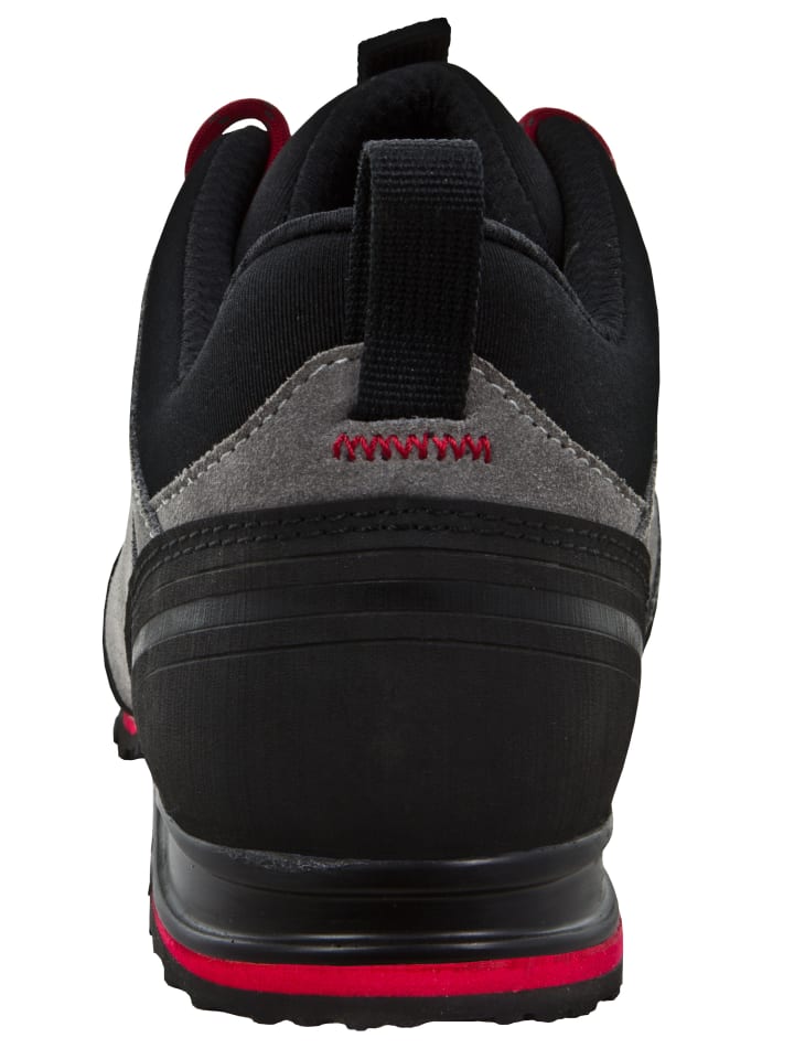 GUGGEN MOUNTAIN Wanderschuhe Gummikappe in Grau-Rot günstig kaufen