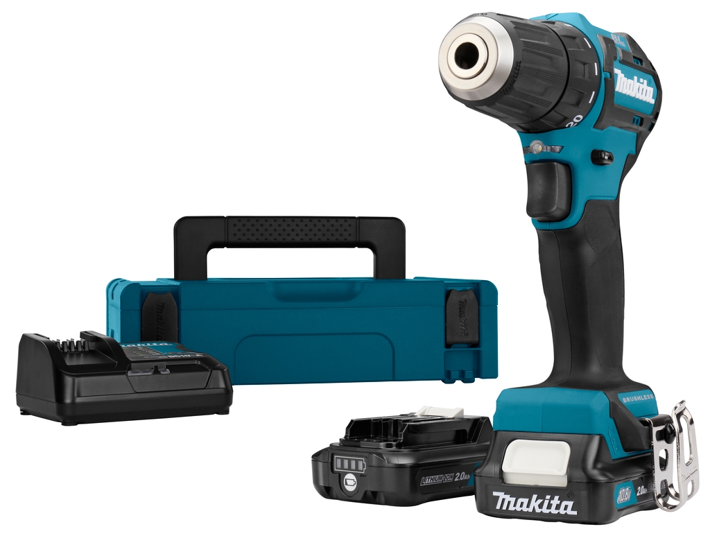 Makita DF332DSAJ Gręžtuvas/atsuktuvas 10,8 V 2,0 AH Ličio jonų bešepetis M dėžutėje