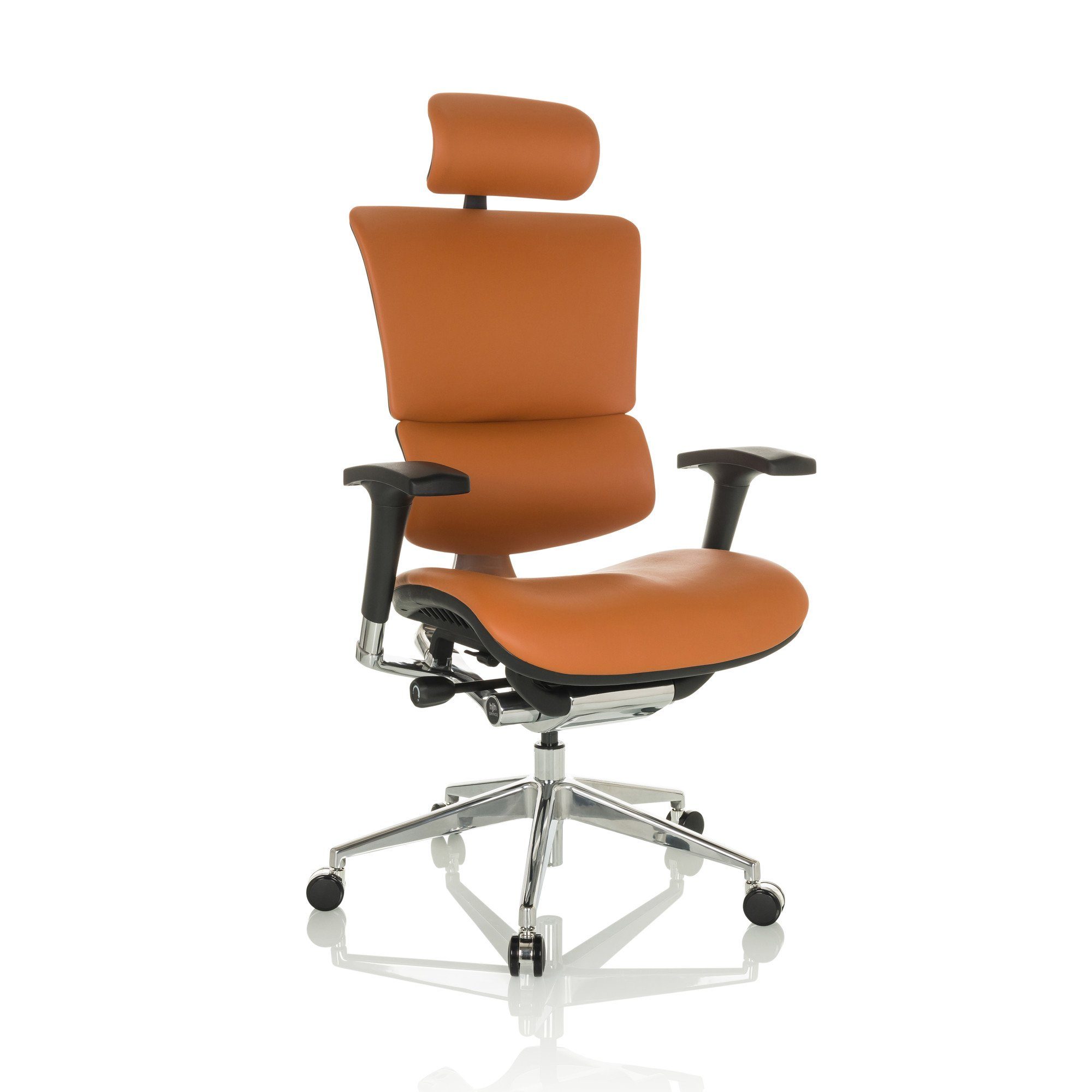 hjh OFFICE Drehstuhl Luxus Chefsessel ERGO-U2 L Leder (1 St), Bürostuhl ergonomisch