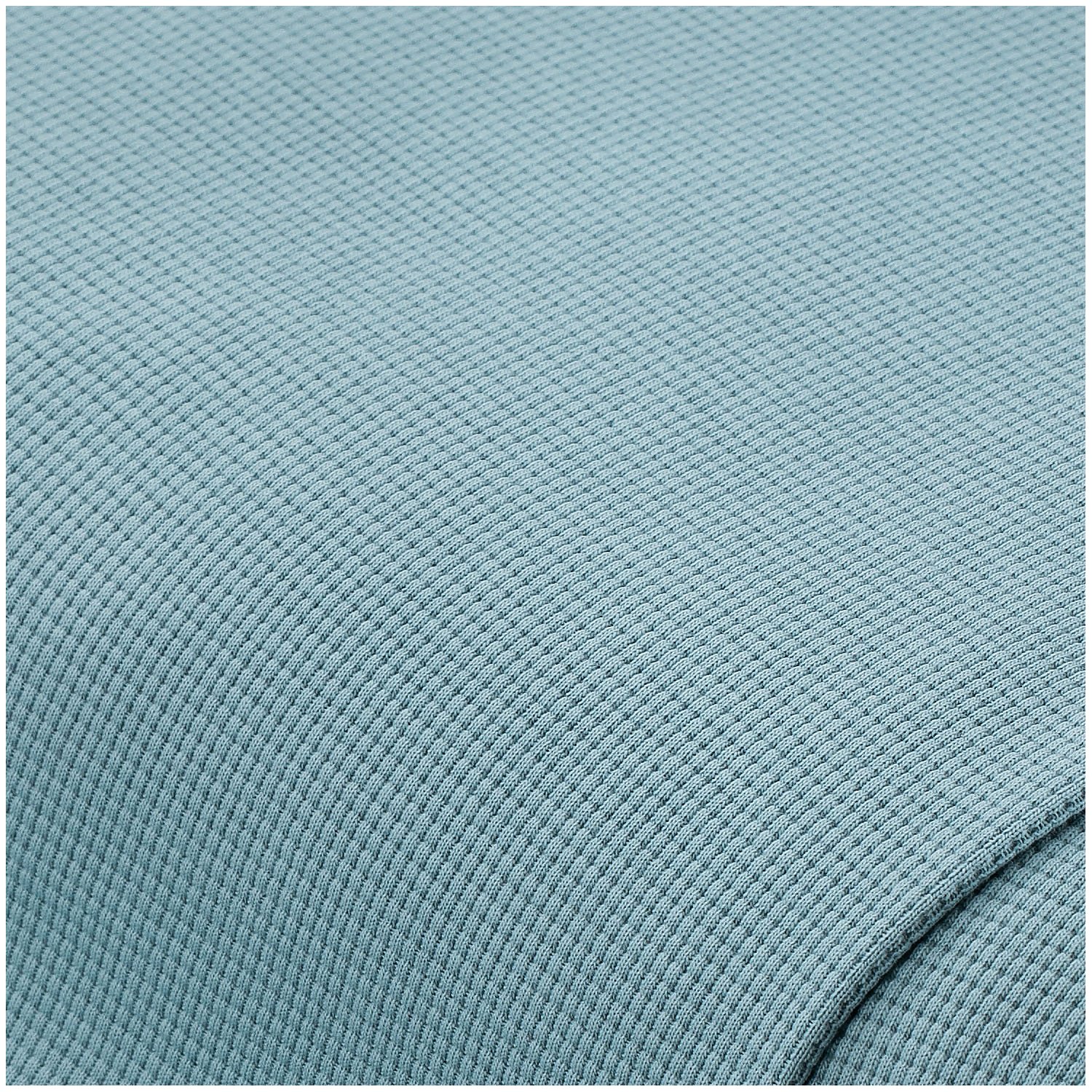 Baumwoll-Waffeljersey, hellblau