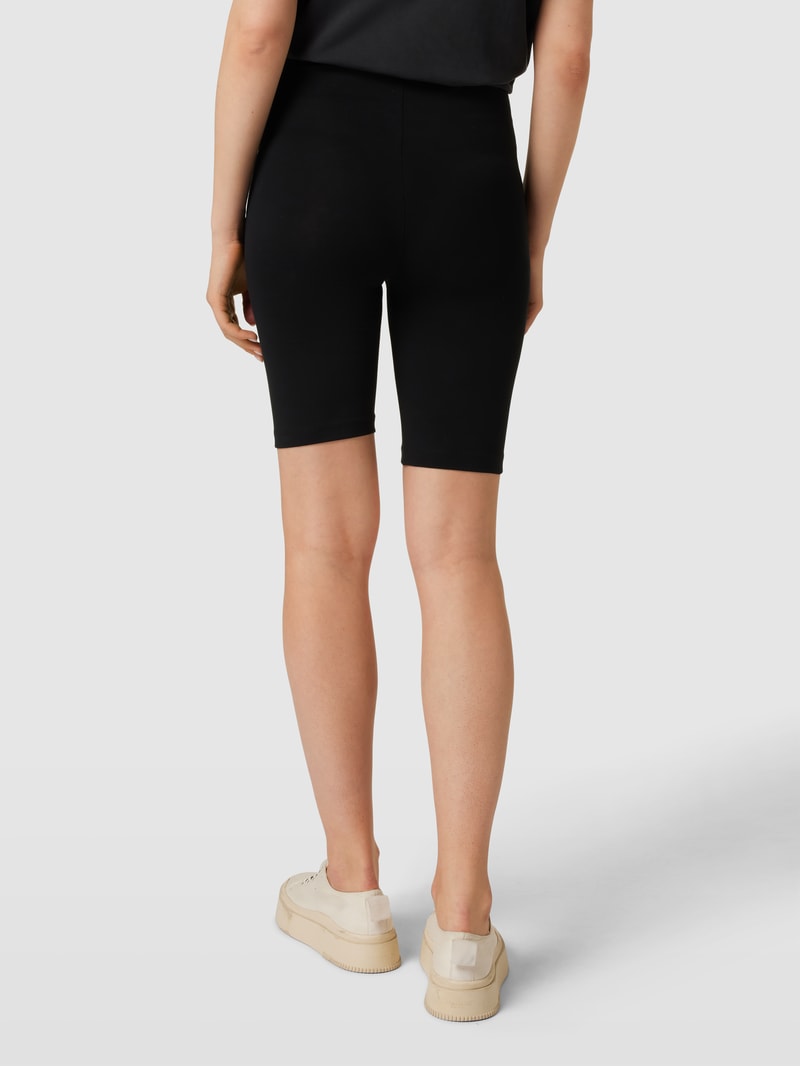 Umstands-Radlerhose mit elastischem Bund im 2er-Pack in schwarz