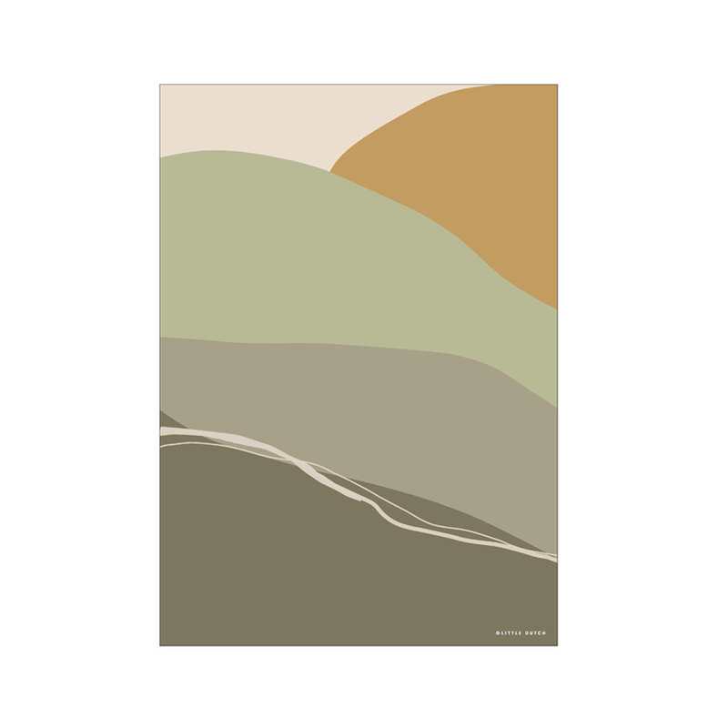 Poster horizon Olive A3 Little Dutch