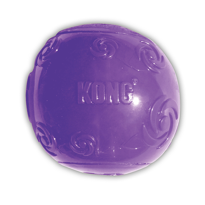 KONG Hundebälle KONG Spielzeug Squeezz Ball L