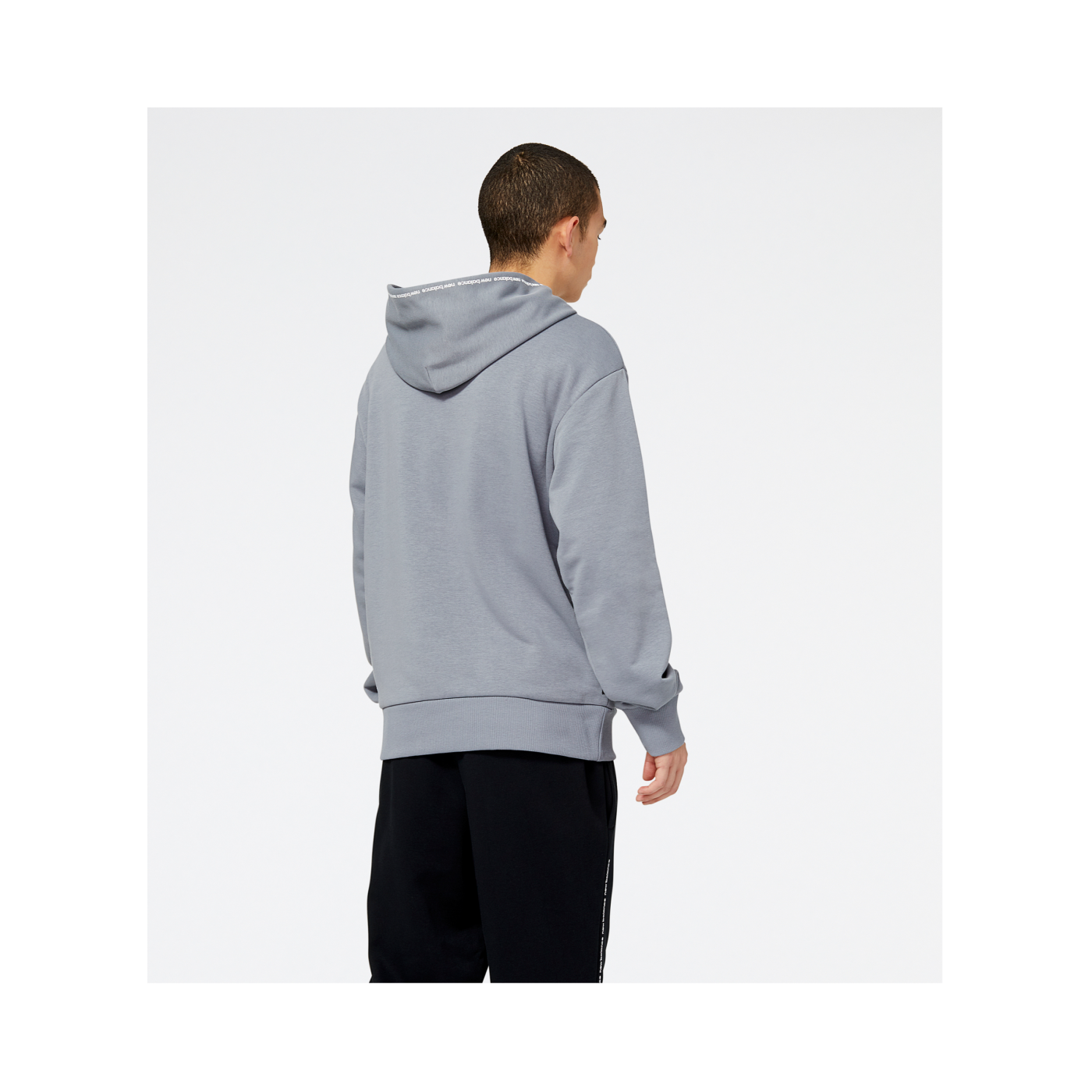 New Balance Essentials Fleece Hoody Grau FGNM