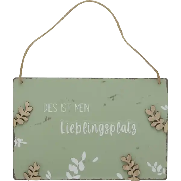 Deko-Schild Lieblingsplatz