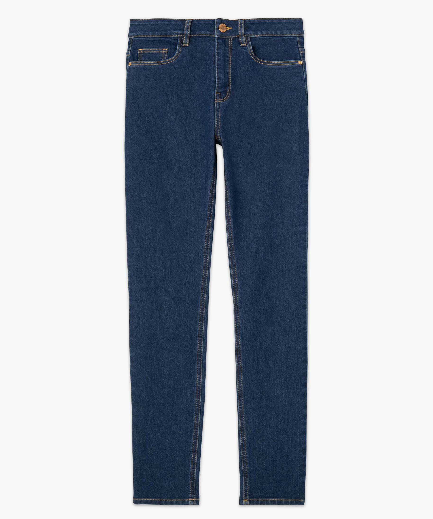 Jean femme coupe Slim taille haute – L26 brut | GEMO