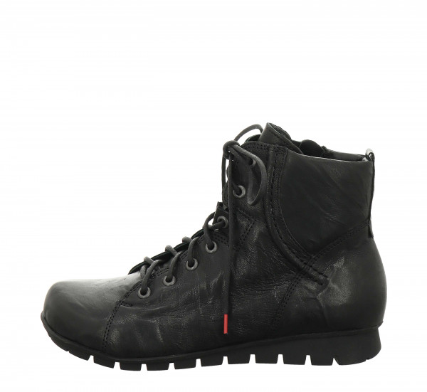 MENSCHA Schnürboots - Schwarz