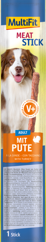 MultiFit Snacks MultiFit Meatsticks 25x12g Pute