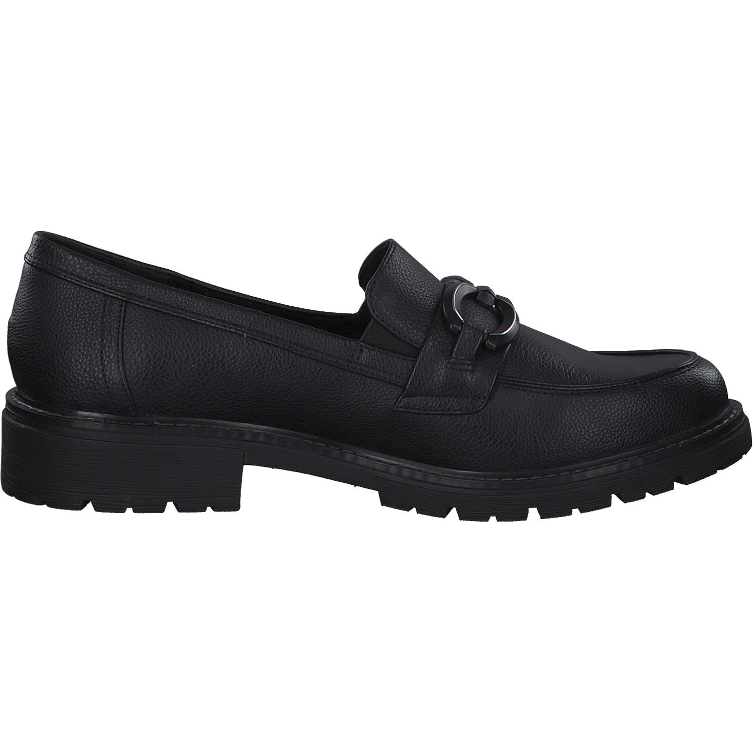 Jana Shoes 24763, Mokassins, Damen, Schwarz