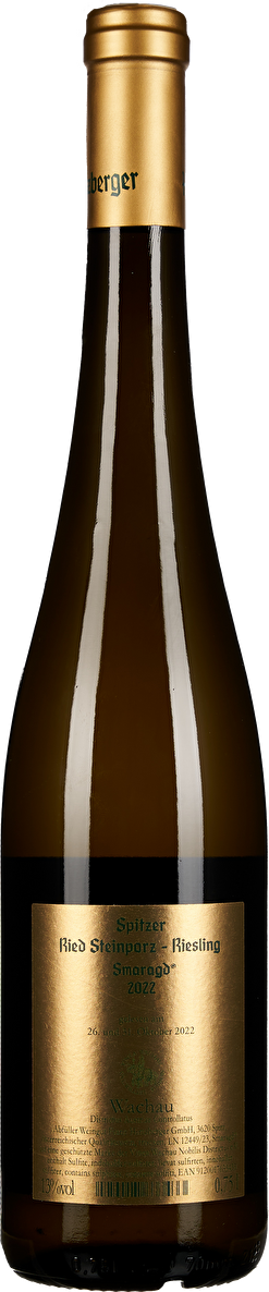 Hirtzberger Riesling Ried Steinporz Smaragd 2022