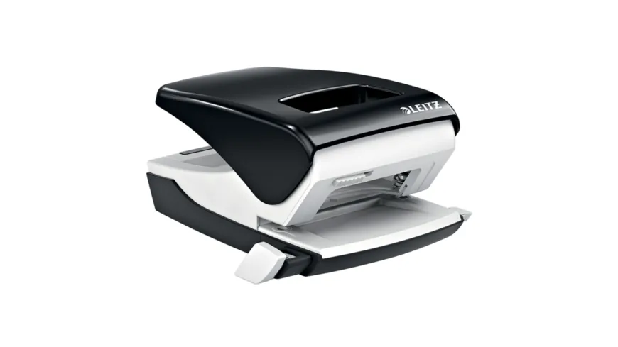 LEITZ NeXXt Bürolocher 5138, schwarz, 40 Blatt schwarz