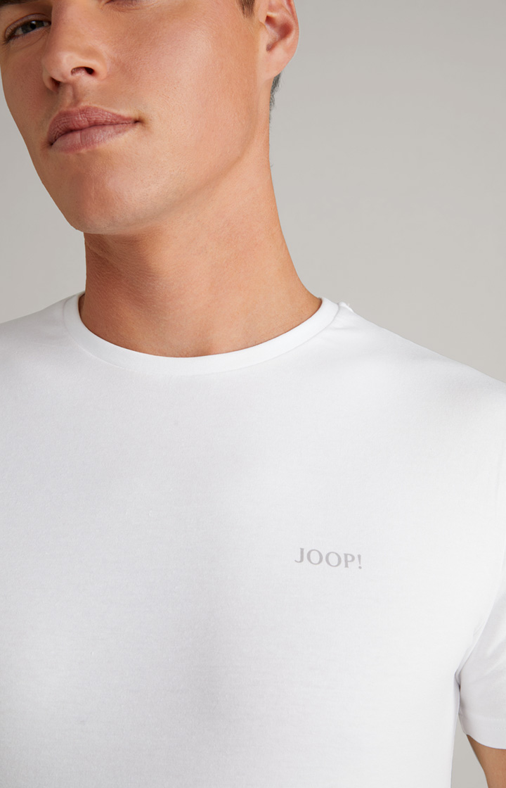2er Pack Fine Cotton T-Shirts in Weiß