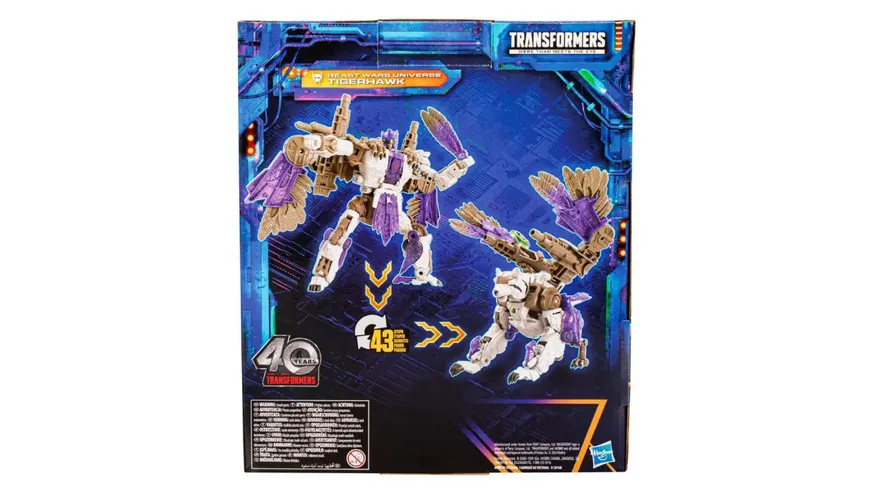 Hasbro - Transformers Legacy United Leader Beast Wars Universe Tigerhawk